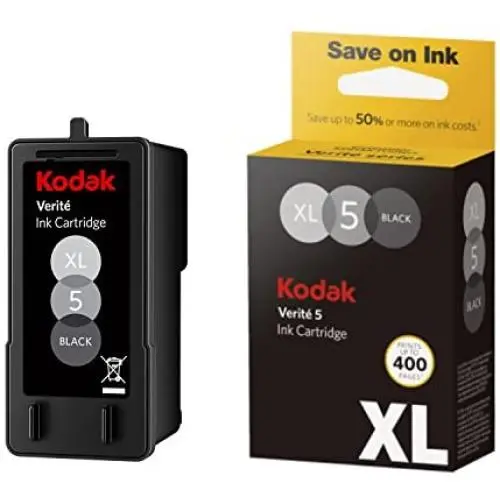 Kodak Verite 5 Replacement Inks (ALK1UA) XL Black Ink Jet Cartridge compatible to V50, V55, V55W Eco, V55 Plus, V60 Eco, V640 Eco, V64 Series, V65 Eco, V65 Plus Kodak Verite 5 Replacement Inks (ALK1UA) XL Black Ink Jet Cartridge compatible to V50, V55, V55W Eco, V55 Plus, V60 Eco, V640 Eco, V64 Series, V65 Eco, V65 Plus