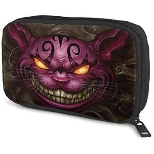Hxuedan Cheshire Cat The Data Cable Storage Bag is A Portable and Independent Design SuitableVFor Travelers to Place The Data Cable, Earphone and Electronic Product Data Cable Storage Bag