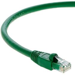 InstallerParts Ethernet Cable CAT6A Cable UTP Booted 1 FT - Green - Professional Series - 10Gigabit/Sec Network/High Speed Internet Cable, 550MHZ