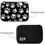 Dog Paw Electronic Organizer Compact Travel Cable Organizer Bag Pouch