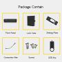 Smart Touch Cabinet Locks,Keyless Drawer Lock,Furniture Wardrobe Keypad Lock,Electronic Lock for Home/Office/Gym/Rental Hosts/Locker (Horizontal)