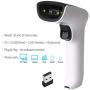 ScanAvenger Wireless 2D Bluetooth Barcode Scanner: 3-in-1 Hand Scanners - Cordless, Rechargeable 1D and 2D Scan Gun for Inventory Management -Portable, Handheld, USB Bar Code/QR Code Reader