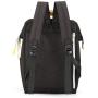 Himawari Laptop Backpack Travel Backpack With USB Charging Port Large Diaper Bag Doctor Bag School Backpack for Women&Men (1881-Black）