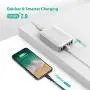 USB Charger RAVPower 60W 12A 6-Port Desktop USB Charging Station with iSmart Multiple Port, Compatible iPhone 12 Mini SE 11 Pro Max XS XR X iPad Pro Air Mini Galaxy S10 Note 10 Tablet (Grey White)