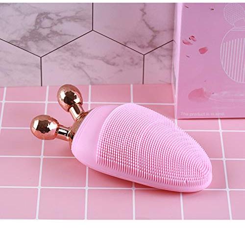 MAGICON Electric Facial Cleansing Brush made with Ultra Hygienic Soft Silicone,portable, rechargeable Deep cleansing Gentle skin-friendly,sonic frequency vibration facial lifting brush