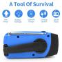 Upgraded Version RunningSnail Emergency Hand Crank Self Powered AM/FM NOAA Solar Weather Radio with LED Flashlight, Emergency Power Bank for iPhone/Smartphone (088B)