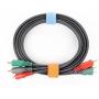 PASOW 50pcs Cable Ties Reusable Fastening Wire Organizer Cord Rope Holder 7 Inch (Black)