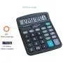 12 Digit Electronics Desktop Calculator, Solar Battery Dual Power Basic Office Calculator, Handheld Calculator with Large LCD Display Big Sensitive Button