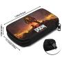 Hxuedan Doom The Data Cable Storage Bag is A Portable and Independent Design SuitableVFor Travelers to Place The Data Cable, Earphone and Electronic Product Data Cable Storage Bag