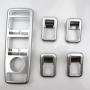 Angelguoguo Car Door Window Glasses Lifter Button Decoration Frame Trim Stickers for Mercedes Benz A C B E GLK ML GL G500 GLA Class