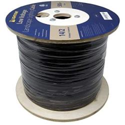 Lightkiwi L6008 14AWG 2-Conductor 14/2 Direct Burial Wire for Low Voltage Landscape Lighting, 500ft