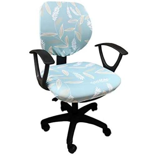 MOCAA Computer Office Chair Covers Universal Stretchable Polyester Washable Rotating Chair Slipcovers,ONLY Chair Covers (Color 16)