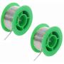 2 Sizes Lead Rosin Core Solder Wire for Electrical Soldering and DIY, Sn 99% Ag 0.3% Cu 0.7%, 0.8mm/1.0mm, 100g