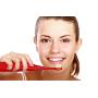 Pursonic S430 SmartSeries Electronic Power Rechargeable Sonic Toothbrush, 12 Brush Heads Included, Red