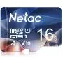 Netac microSDHC Card, Micro SD Card - UHS-I, 90MB/s, 600X, U1, C10, V10, A1, FAT32, High Speed TF Card - P500 (16GB)