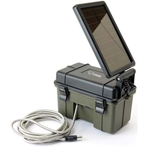 12-Volt Battery Box with 2-Watt Solar Panel