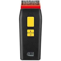 NuScan 3500TB - Portable Commercial 2D Wireless Barcode Scanner with Detachable Magnetic Cable, Antimicrobial, CCD Sensor, with Bluetooth for POS, Smartphones, and Tablets