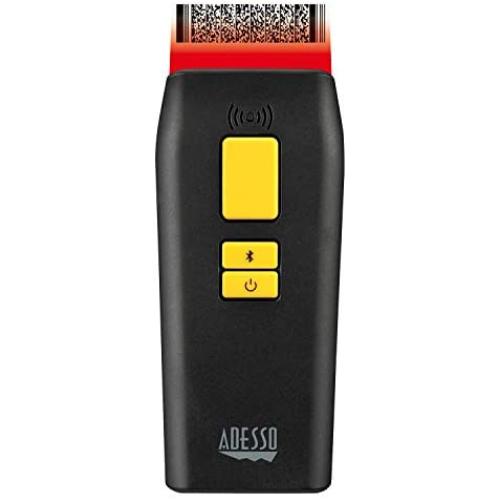 NuScan 3500TB - Portable Commercial 2D Wireless Barcode Scanner with Detachable Magnetic Cable, Antimicrobial, CCD Sensor, with Bluetooth for POS, Smartphones, and Tablets