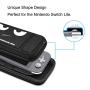 Fintie Carry Case for Nintendo Switch Lite 2019 - [Shockproof] Hard Shell Protective Cover Bag with 15 Game Card/2 Micro SD Card Slots, Inner Pocket for Switch Lite Console & Accessories, Dont Touch