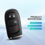 VOFONO Smart Keyless Entry Remote Car Alarm Key Fob Fit for Dodge Ram 1500 2500 3500 2013-2018, FCC ID: GQ4-54T