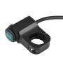 Handlebar Switch, 12V Universal 22mm Handlebar Motorcycle Headlight Fog Spot Light ON/Off Switch Waterproof Motorcycle Switch