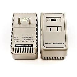 Simran 1875 Watts International Travel Voltage Converter for 110V USA Products in 220V/240V Countries. Ideal for Hair Dryers, Phone, iPod, Camera Chargers and Shavers Etc. Model SM-1875