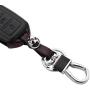 ROYALFOX(TM Luxury 2 3 Buttons Soft TPU flip Remote Key Fob case Cover for VW Volkswagen Jetta GTI Passat Golf Bora Polo Tiguan Touareg Beetle Multivan Sagitar Passat,Skoda Keychain (Leather Black)