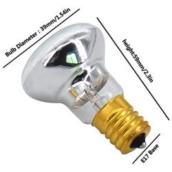 4 Pack Replacement Bulbs for Lava Lamps,Glitter Lamps,R39 E17 25 Watt Reflector Bulbs