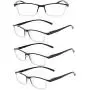 JENRICH 4 Pairs Reading Glasses - Quality Readers for Men and Women, Blue Light Blocking Glasses , HD Reading Glasses, Fashion Readers Spring Hinge, Reading Glasses Women,Computer Glasses JENRICH 4 Pairs Reading Glasses - Quality Readers for Men and Women, Blue Light Blocking Glasses , HD Reading Glasses, Fashion Readers Spring Hinge, Reading Glasses Women,Computer Glasses