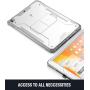 Poetic Revolution Series Case Designed for iPad 10.2 7th Generation 2019 / 8th Generation 2020 Case, Full-Body Rugged Shockproof Protective Cover with Kickstand and Built-in-Screen Protector, White
