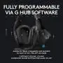 Logitech G935 Wireless DTS:X 7.1 Surround Sound LIGHTSYNC RGB PC Gaming Headset - Black, blue (Renewed)