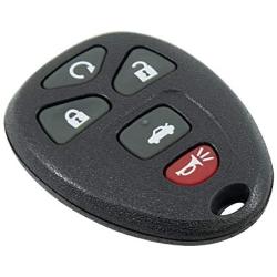 Keyless2Go Replacement for New Keyless Entry Remote Start Car Key Fob for 22733524 KOBGT04A Malibu Cobalt G5 G6 Grand Prix Lacrosse Allure