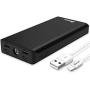 BONAI Portable Charger 30000mAh, (Huge Capacity)(Flashlight)(Outdoor) 5.6A Output External Battery Pack, 4A Input High-Speed Charging Technology, Power Bank Compatible with iPhone iPad Samsung-Black
