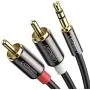 UGREEN 3.5mm to 2RCA Audio Auxiliary Adapter Stereo Splitter Cable AUX RCA Y Cord for Smartphone Speakers Tablet HDTV MP3 Player 6FT