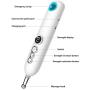 NSWD Electronic Acupuncture Pen with Replaceable Massage Head, for Pain Relief, Meridian Energy Pain Therapy Relief USB Charging