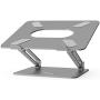 Boyata Laptop Stand, Adjustable Ergonomic Laptop Holder, Aluminium Alloy Notebook Stand Compatible for MacBook Pro/Air, Dell XPS, Lenovo, Samsung Laptops Up to 17 inches-Space Gray