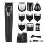 Othos Multi-functional Electric grooming Hair Clipper Beard Trimmers Shaver Kit for Men Shaver Mustache Hair Face Nose Body Ear trimmers set USB Charging Rechargeable Lithium Battery Cordless Stand