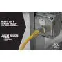 Southwire 2588SW0002 Outdoor Cord-12/3 SJTW Heavy Duty 3 Prong Extension Cord-for Commercial Use (50, Yellow), 50 Feet