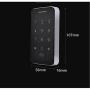 Touch Keypad Cabinet Lock Electronic Cabinet Lock Kit Set with RFID Keys & 5V DC Power Port Backup for Jewelry Box Baby Proof Closet Medicine Cabinet Cupboard
