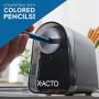 X-ACTO Pencil Sharpener | Mighty Mite Electric Pencil Sharpener, With Pencil Saver, SafeStart Motor, Black, 1 Count