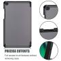 ProCase Galaxy Tab A 8.0 2019 Case T290 T295, Slim Light Cover Trifold Stand Hard Shell Folio Case for 8.0 inch Galaxy Tab A 2019 Without S Pen Model SM-T290 (Wi-Fi) SM-T295 (LTE) -Grey
