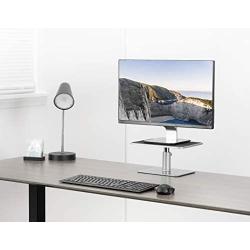 VIVO Universal Height Adjustable Ergonomic Computer Monitor and Laptop Riser Tabletop Desk Stand STAND-V000S