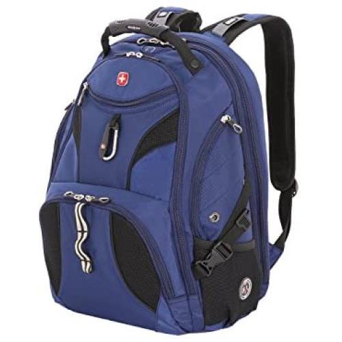 SwissGear SA1923 Rich Navy TSA Friendly ScanSmart Laptop Backpack - Fits Most 15 Inch Laptops and Tablets
