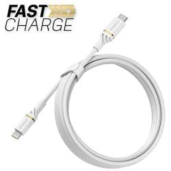 OtterBox Performance Fast Charge Cable Lightning to USB-C 6.6FT - White (78-80249)