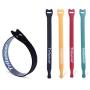 Reusable Cable Ties, Trilancer Cord Wraps, Adjustable Strap Fastener, Cable Organizer, Fastening Hook and Loop, 8 Inches, 4 Colors, 50 PCS