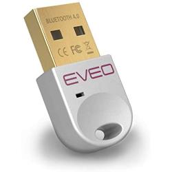 USB Bluetooth Adapter for PC (Silver) - Bluetooth Dongle for PC Windows 10/8/7 - PC to Bluetooth Adapter - Bluetooth USB Receiver 4.0 for Computer/Laptop
