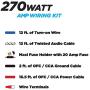 SCOSCHE Install Centric ICAK12 True 12 Gauge 2-Channel 270 W Max Complete Amp/Accessory Installation Wiring Kit for Boat, Motorcycles, ATV’s and UTV’s