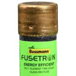 Bussmann BP/FRN-R-60 60 Amp Fusetron Dual Element Time-Delay Current Limiting Class RK5 Fuse, 250V Carded UL Listed, 2-Pack