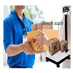 PEC Digital Industrial Bench Scale, 600 lb 12''x16'' Platform 0.02lb Readability