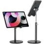 Cell Phone Stand, OMOTON Angle Height Adjustable Phone Stand, Aluminum Desktop Phone Holder Dock Stand for Desk, Compatible with iPhone 11/Xr/Xs Max, All Smartphones and All Tablets(4-11), Black Cell Phone Stand, OMOTON Angle Height Adjustable Phone Stand, Aluminum Desktop Phone Holder Dock Stand for Desk, Compatible with iPhone 11/Xr/Xs Max, All Smartphones and All Tablets(4-11), Black